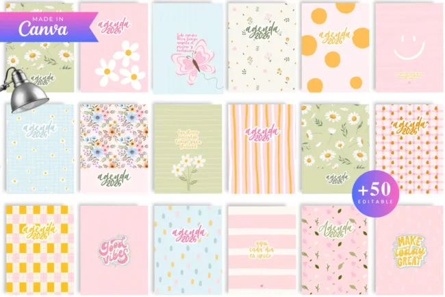 Planner Covers 2025 Editable - Imagen 4