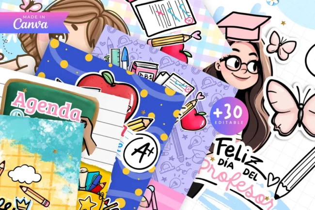 Teacher Planner Covers Bundle 2025-2026. - Imagen 4